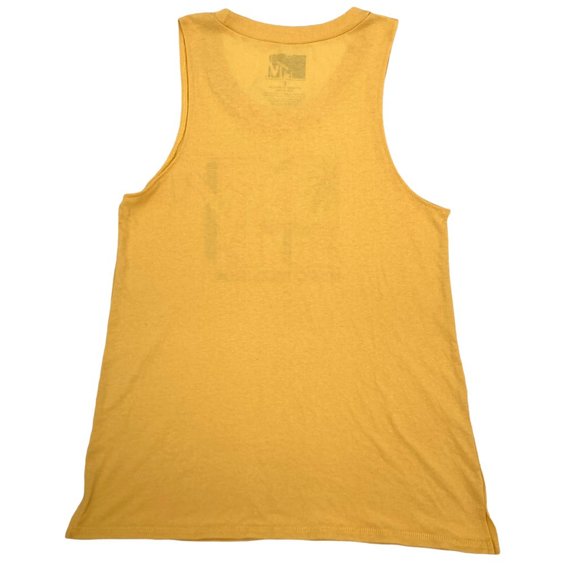 MTV Retro Logo Tropical Muscle Tee -- Palm Tree Beach Theme - Picture 3 of 5